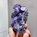 Natural Purple Tanzanite Fluorite comes from Fujian,China 37*20*70MM - image 1