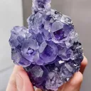 Natural Purple Tanzanite Fluorite comes from Fujian,China 50*35*75MM - image 5