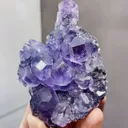 Natural Purple Tanzanite Fluorite comes from Fujian,China 50*35*75MM - image 1