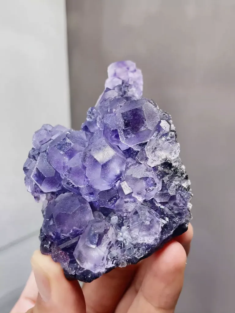 Natural Purple Tanzanite Fluorite comes from Fujian,China 50*35*75MM - image 2