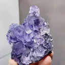 Natural Purple Tanzanite Fluorite comes from Fujian,China 50*35*75MM - image 2