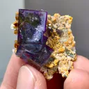 Natural Purple Transparent Cube Fluorite comes from Yaogangxian,Hunan 30*15*25MM - image 5