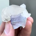 Natural Purple Transparent Cubic Fluorite and Quartz Coexist comes from Yaogangxian,Hunan 35*25*20MM - image 4