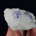 Natural Purple Transparent Cubic Fluorite and Quartz, Mineral Specimen:Zhejiang,China (55*35*25MM) - image 3