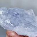 Natural Purple Transparent Cubic Fluorite comes from Xianghualing,Hunan 75*50*30MM - image 5