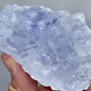 Natural Purple Transparent Cubic Fluorite comes from Xianghualing,Hunan 75*50*30MM - image 4