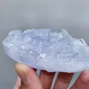 Natural Purple Transparent Cubic Fluorite comes from Xianghualing,Hunan 75*50*30MM - image 2