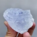 Natural Purple Transparent Cubic Fluorite comes from Xianghualing,Hunan 75*50*30MM - image 3