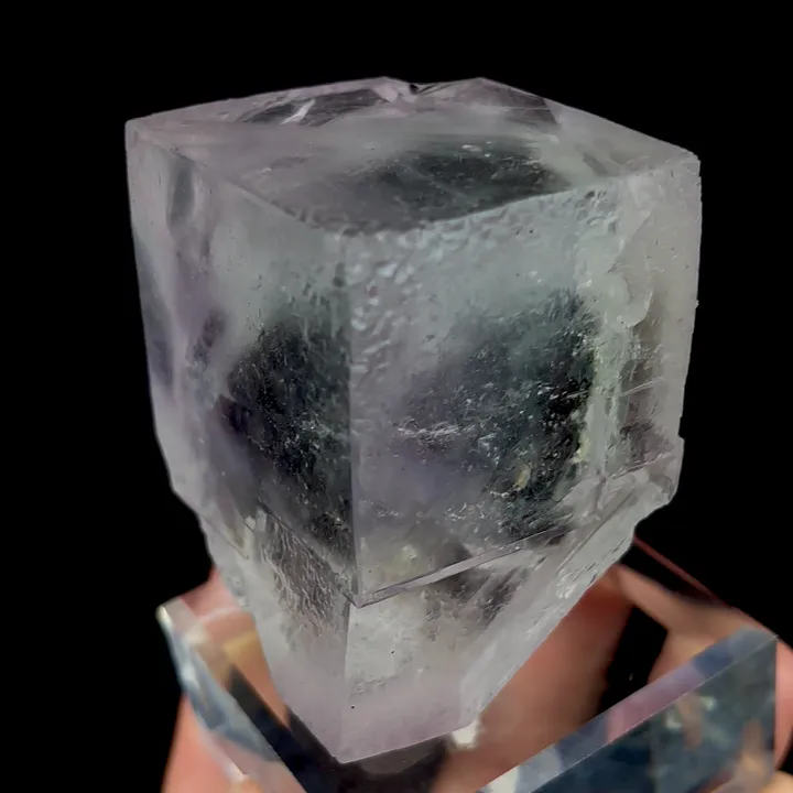 Natural Purple Transparent Cubic Fluorite, Mineral Specimen:Yaogangxian,Hunan (50*40*60MM) - image 4