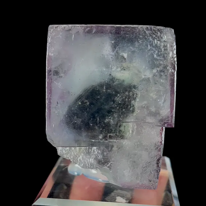 Natural Purple Transparent Cubic Fluorite, Mineral Specimen:Yaogangxian,Hunan (50*40*60MM) - image 6