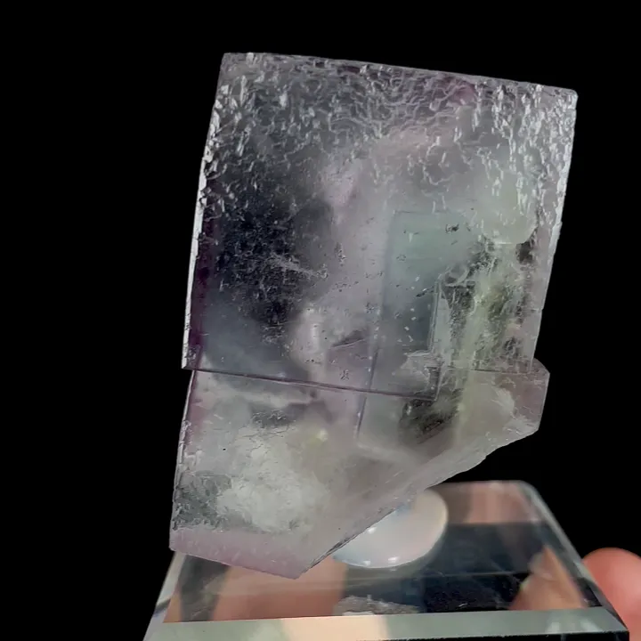 Natural Purple Transparent Cubic Fluorite, Mineral Specimen:Yaogangxian,Hunan (50*40*60MM) - image 3