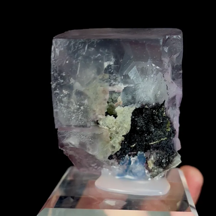 Natural Purple Transparent Cubic Fluorite, Mineral Specimen:Yaogangxian,Hunan (50*40*60MM) - image 5