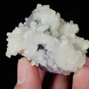 Natural Purple Transparent Cubic Fluorite & Quartz and Calcite. Mineral Specimen:Yaogangxian,Hunan (45*40*40MM) - image 3