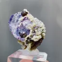 Natural Purple Transparent Fluorite and Mica Symbiosis comes from Yaogangxian,Hunan 35*30*30MM - image 3