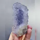 Natural Purple Transparent Fluorite comes from Xianghualing,Hunan 35*80*30MM - image 5
