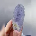 Natural Purple Transparent Fluorite comes from Xianghualing,Hunan 35*80*30MM - image 4