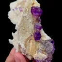 Natural Purple Transparent Fluorite Mineral Specimen,High Quality Specimen,NORTHWEST CHINA(100*60*30mm) - image 1