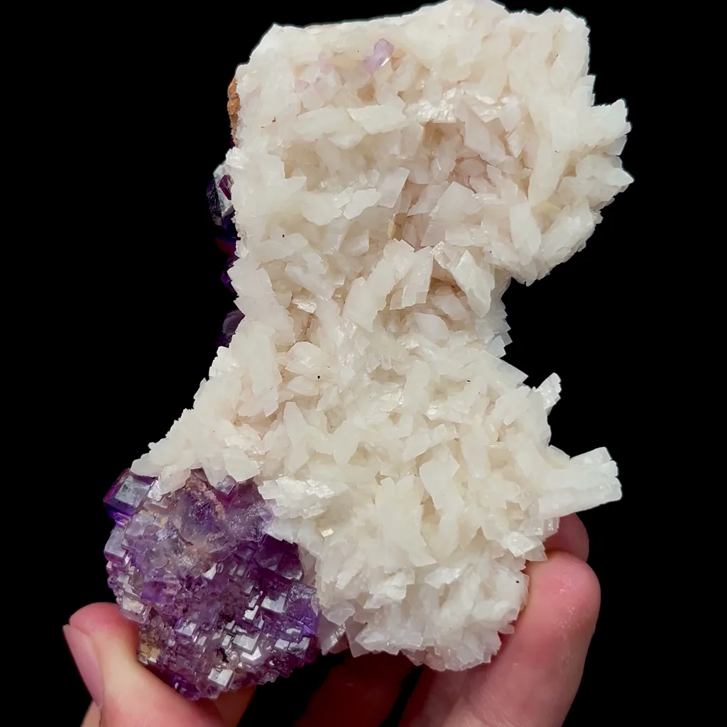 Natural Purple Transparent Fluorite Mineral Specimen,High Quality Specimen,NORTHWEST CHINA(100*60*30mm) - image 4