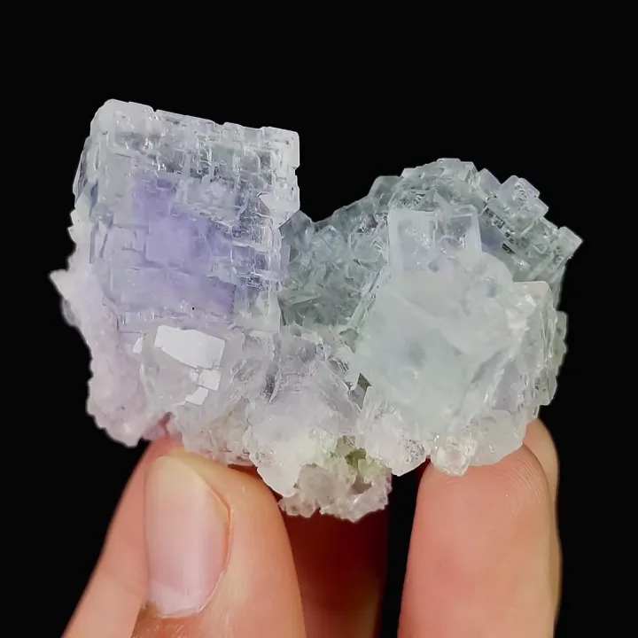 Natural Purple Transparent Fluorite, Mineral Specimen:Xianghualing,Hunan (45*35*30MM) - image 2