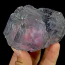 Natural Purple Transparent Fluorite, Mineral Specimen:Xianghualing,Hunan (70*50*50MM) - image 6