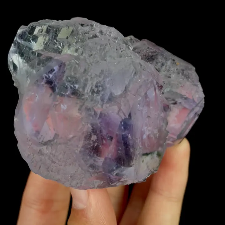 Natural Purple Transparent Fluorite, Mineral Specimen:Xianghualing,Hunan (70*50*50MM) - image 3