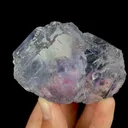 Natural Purple Transparent Fluorite, Mineral Specimen:Xianghualing,Hunan (70*50*50MM) - image 7