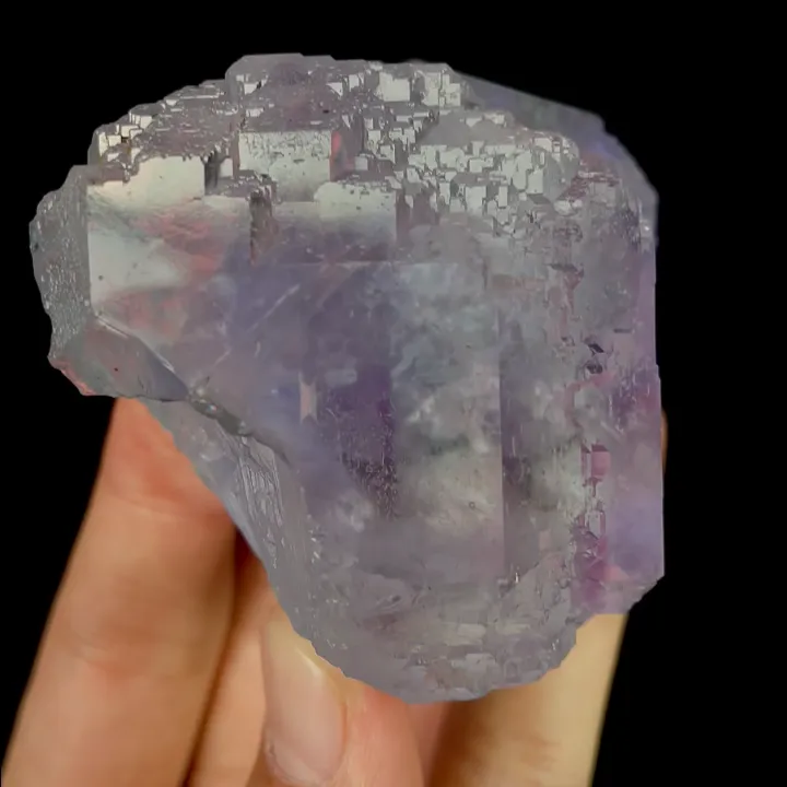 Natural Purple Transparent Fluorite, Mineral Specimen:Xianghualing,Hunan (70*50*50MM) - image 5