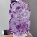 Natural Purple Transparent Phantom Fluorite and Quartz coexist comes from Yaogangxian,Hunan 25*35*20MM - image 1