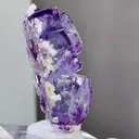 Natural Purple Transparent Phantom Fluorite and Quartz coexist comes from Yaogangxian,Hunan 25*35*20MM - image 4