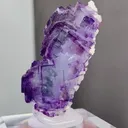 Natural Purple Transparent Phantom Fluorite and Quartz coexist comes from Yaogangxian,Hunan 25*35*20MM - image 3