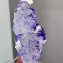 Natural Purple Transparent Phantom Fluorite and Quartz coexist comes from Yaogangxian,Hunan 40*55*22MM - image 3