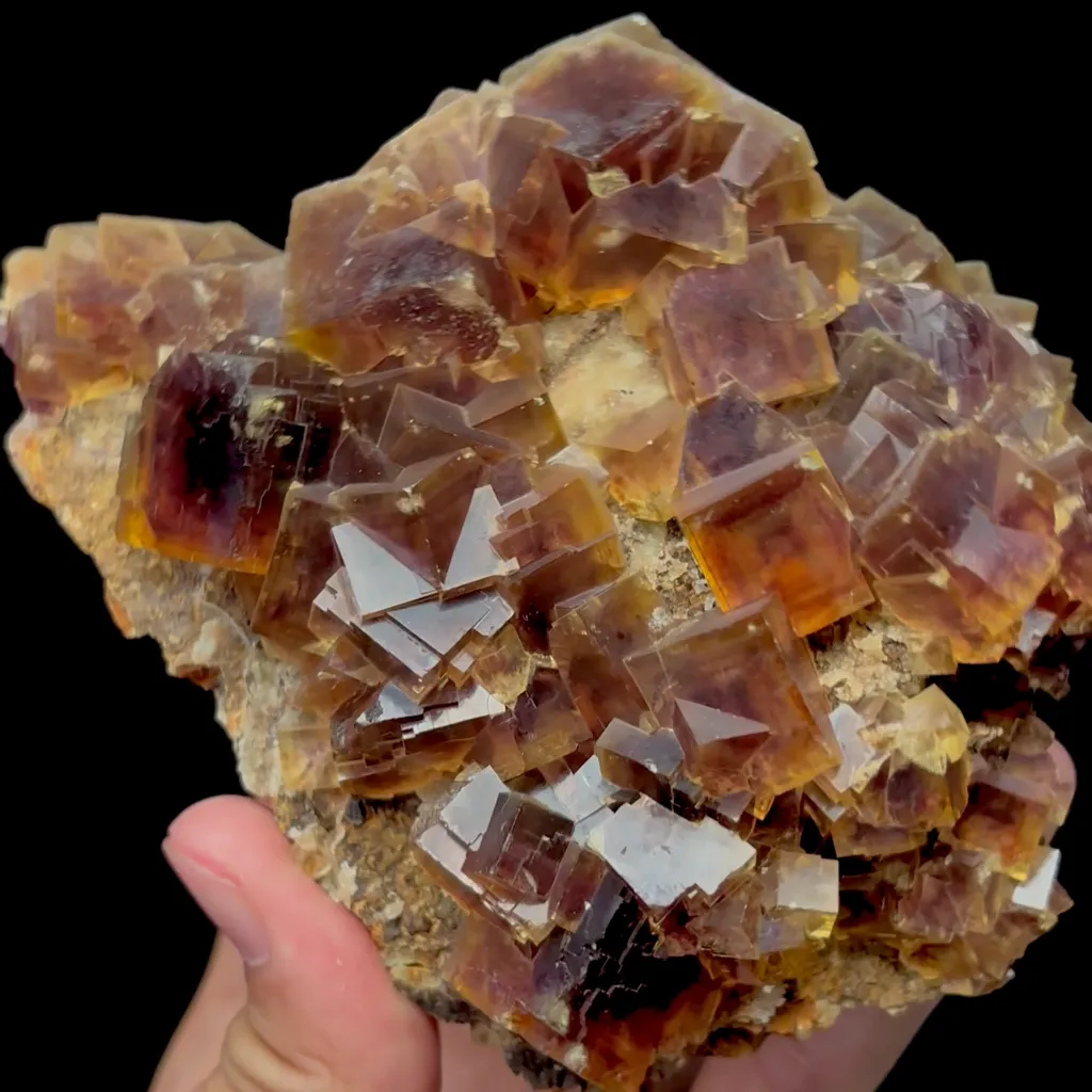 Natural Purple Window Fluorite Mineral Specimen,High Quality Specimen,ANHUI,CHINA(120*90*55mm) - image 4