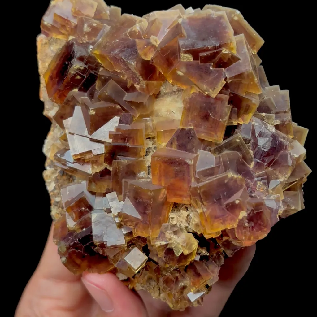 Natural Purple Window Fluorite Mineral Specimen,High Quality Specimen,ANHUI,CHINA(120*90*55mm) - image 3