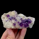 Natural Purple Window Fluorite Mineral Specimen,High Quality Specimen,HENAN,CHINA(87*51*26mm) - image 2