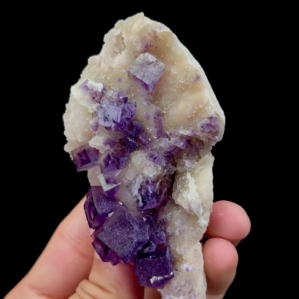 Natural Purple Window Fluorite Mineral Specimen,High Quality Specimen,HENAN,CHINA(87*51*26mm) - image 3