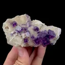 Natural Purple Window Fluorite Mineral Specimen,High Quality Specimen,HENAN,CHINA(87*51*26mm) - image 4