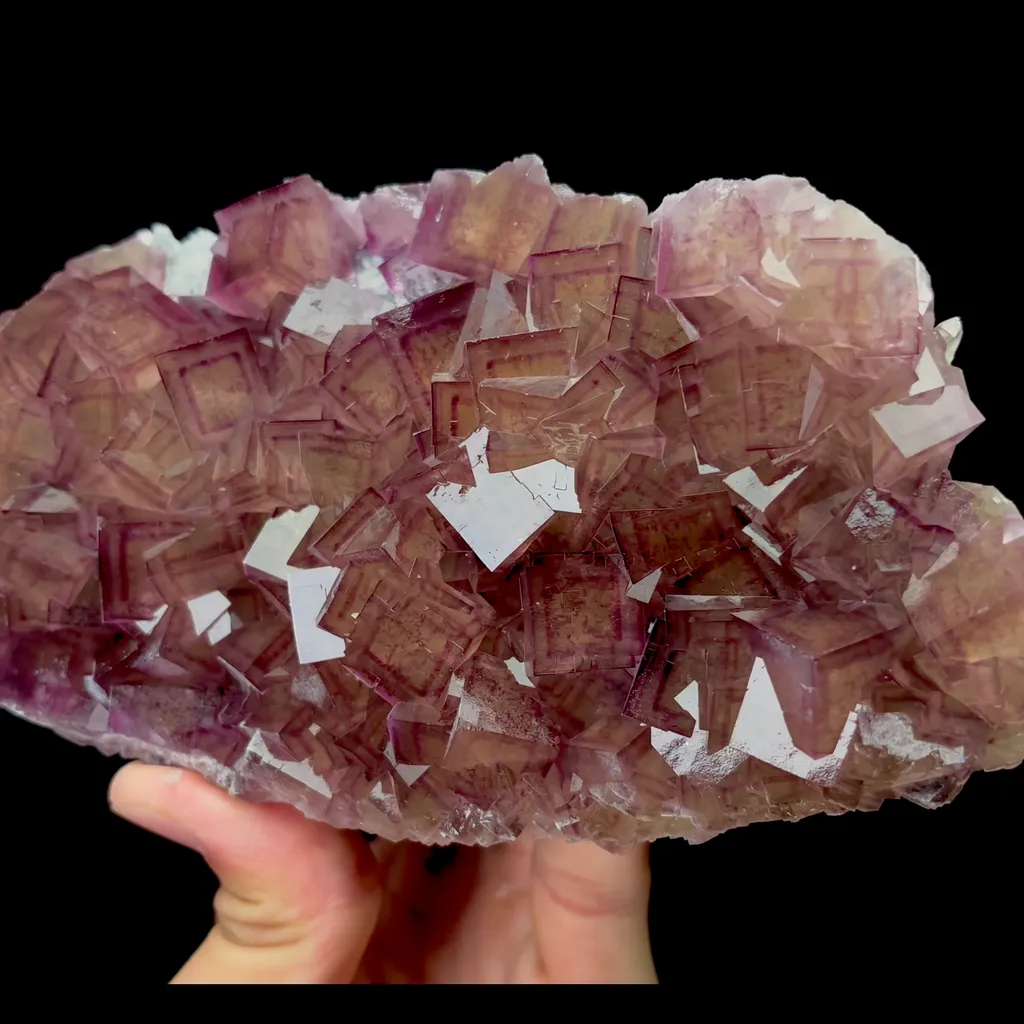 Natural Purple Window Fluorite Mineral Specimen,High Quality Specimen,YAO GANG XIAN,HUNAN,CHINA(180*87*52mm) - image 3