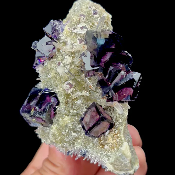 Natural Purple Window Fluorite,Mineral Specimen,High Quality Specimen:NEIMENG,China (86*62*50mm) - image 3