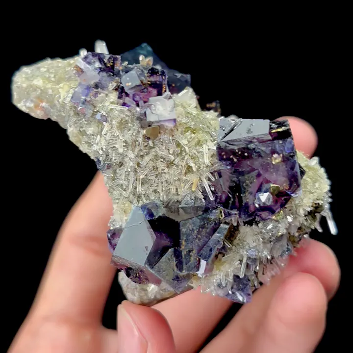 Natural Purple Window Fluorite,Mineral Specimen,High Quality Specimen:NEIMENG,China (86*62*50mm) - image 4