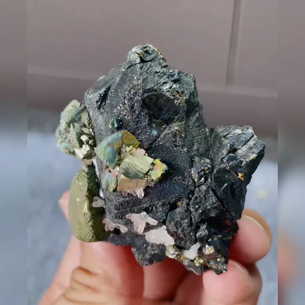 Natural Pyrite and Arsenopyrite comes from Inner Mongolia,China 60*50*30MM image