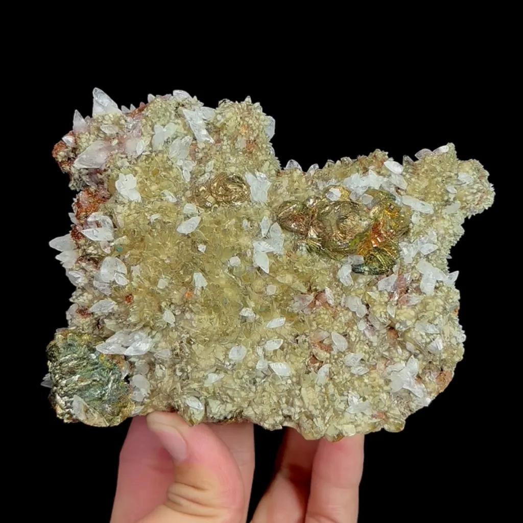 Natural Pyrite and Calcite, Mineral Specimen:Daye,Hubei (125*90*40MM) - image 5