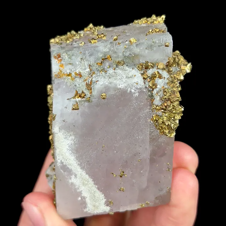 Natural Pyrite and Calcite, Mineral Specimen:Hebei,China (45*60*25MM) - image 5