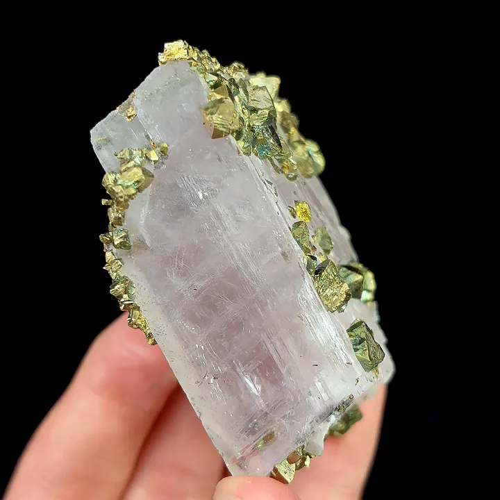 Natural Pyrite and Calcite, Mineral Specimen:Hebei,China (45*60*25MM) - image 3