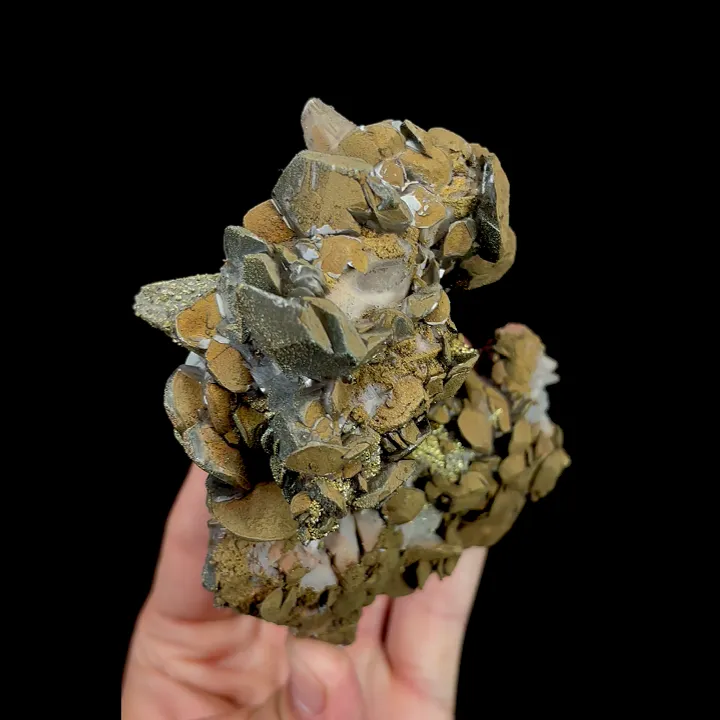 Natural Pyrite and Calcite Mineral Specimen,High Quality Specimen:ANHUI,CHINA(114*93*48mm) - image 3