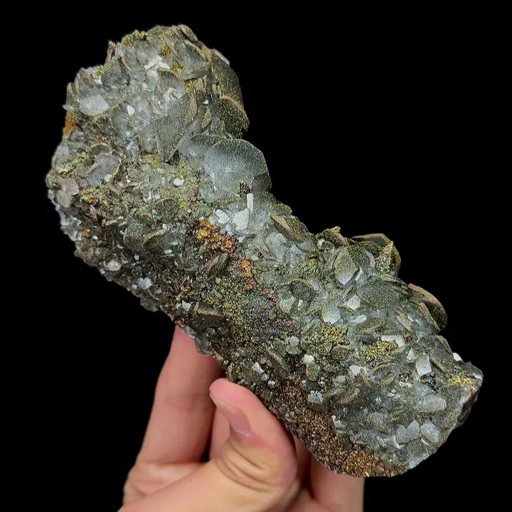 Natural Pyrite and Calcite Mineral Specimen,High Quality Specimen:DAYE,HUBEI,CHINA(137*53*70mm) - image 2