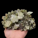 Natural Pyrite and Calcite Mineral Specimen,High Quality Specimen,DAYE,HUBEI,CHINA(160*92*100mm) - image 1