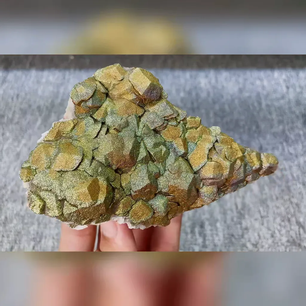 Natural Pyrite and Calcite Symbiosis comes from Daye,Hubei 135*80*40MM - image 2