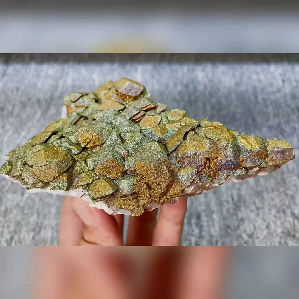 Natural Pyrite and Calcite Symbiosis comes from Daye,Hubei 135*80*40MM - image 3