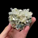 Natural Pyrite and Clear Quartz Cluster Mineral Specimen,High Quality Specimen,FUJIAN,CHINA(70*65*45mm) - image 3