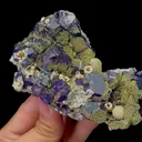 Natural Pyrite and Purple Fluorite Mineral Specimen,High Quality Specimen,INNER MONGOLIA,CHINA(120*75*42mm) - image 3